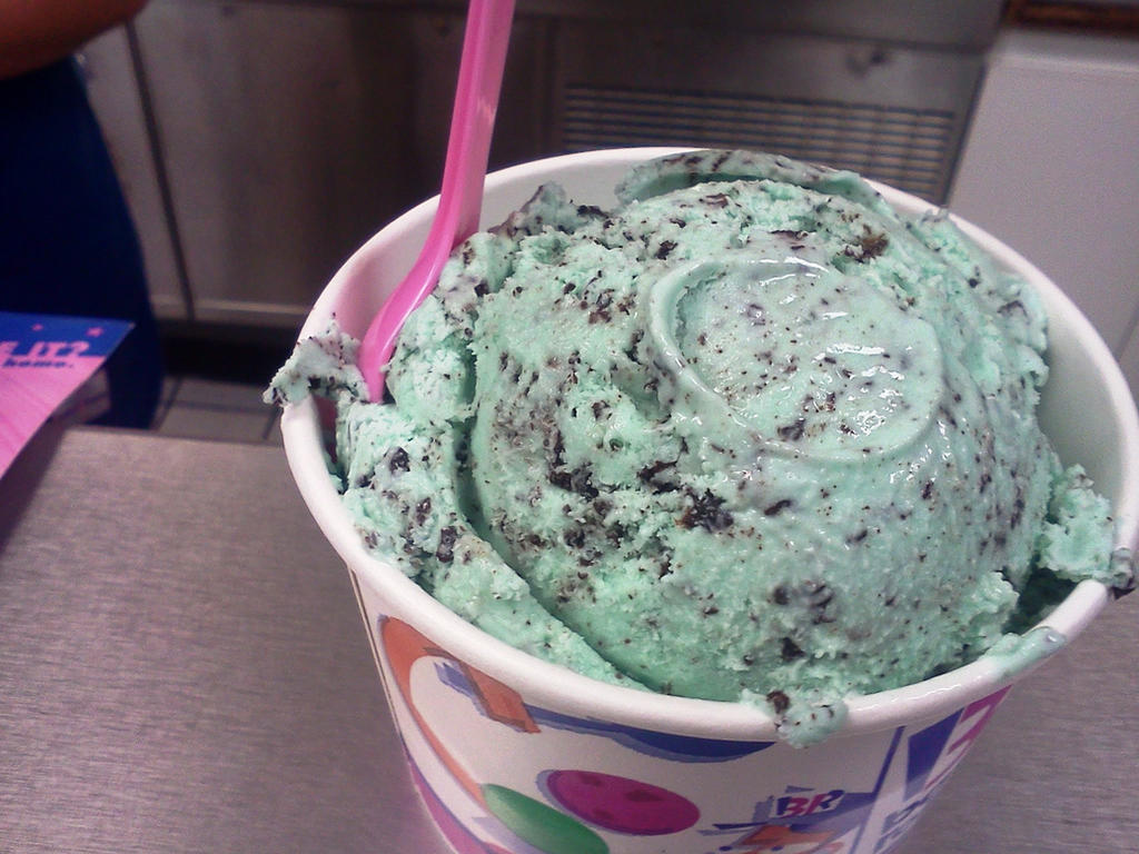 Mint Chocolate Chip Ice Cream by BigMac1212 Mint Chocolate Chip Ice Cream by BigMac1212