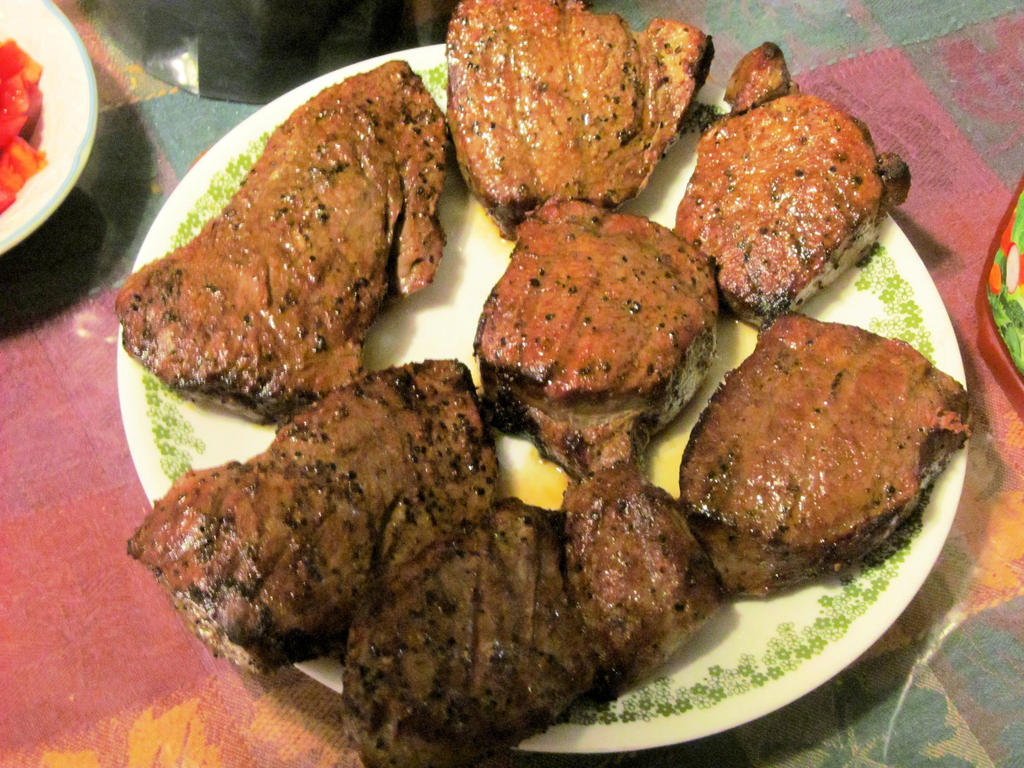 Grilled Petite Sirloin Steaks