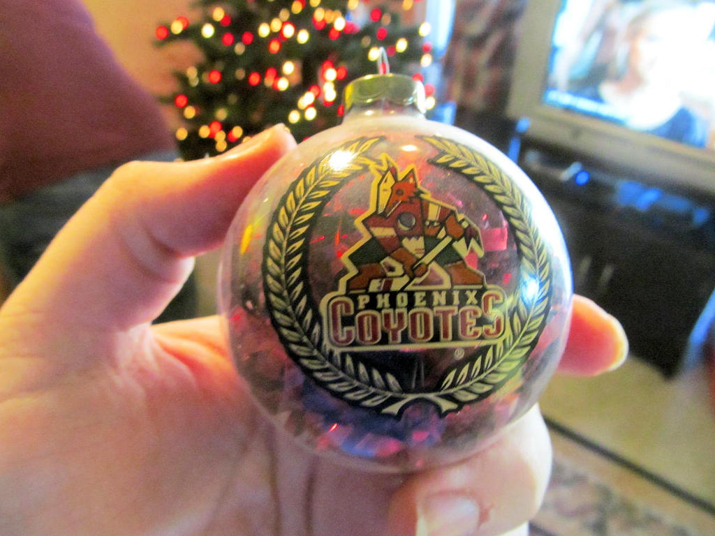 Original Phoenix Coyotes Logo Ornament