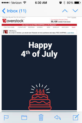 4th of July Typo