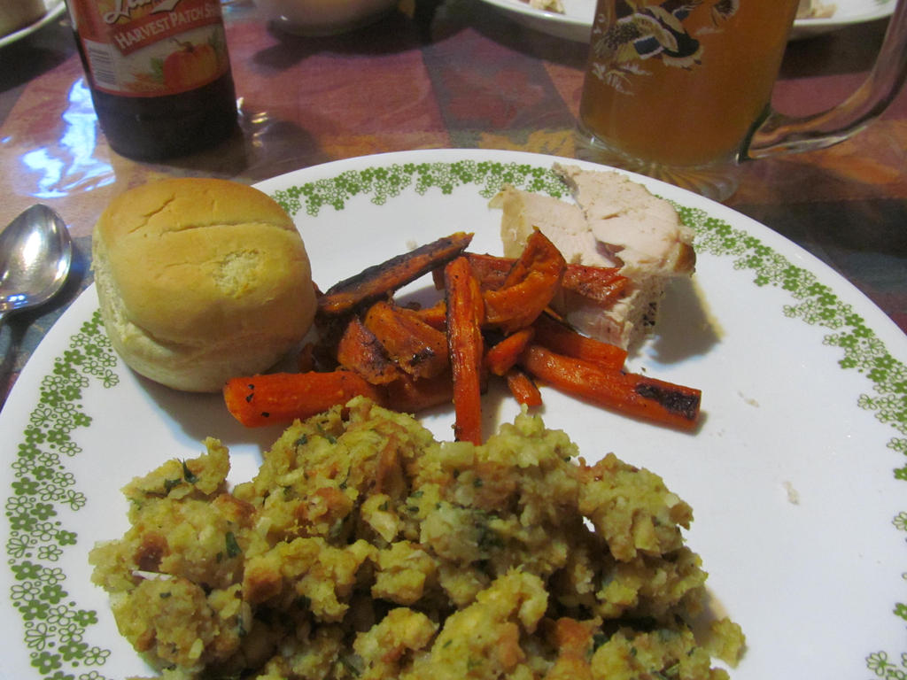 My 2015 Thanksgiving Plate 2