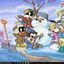 Baby Looney Tunes Snowman Desktop