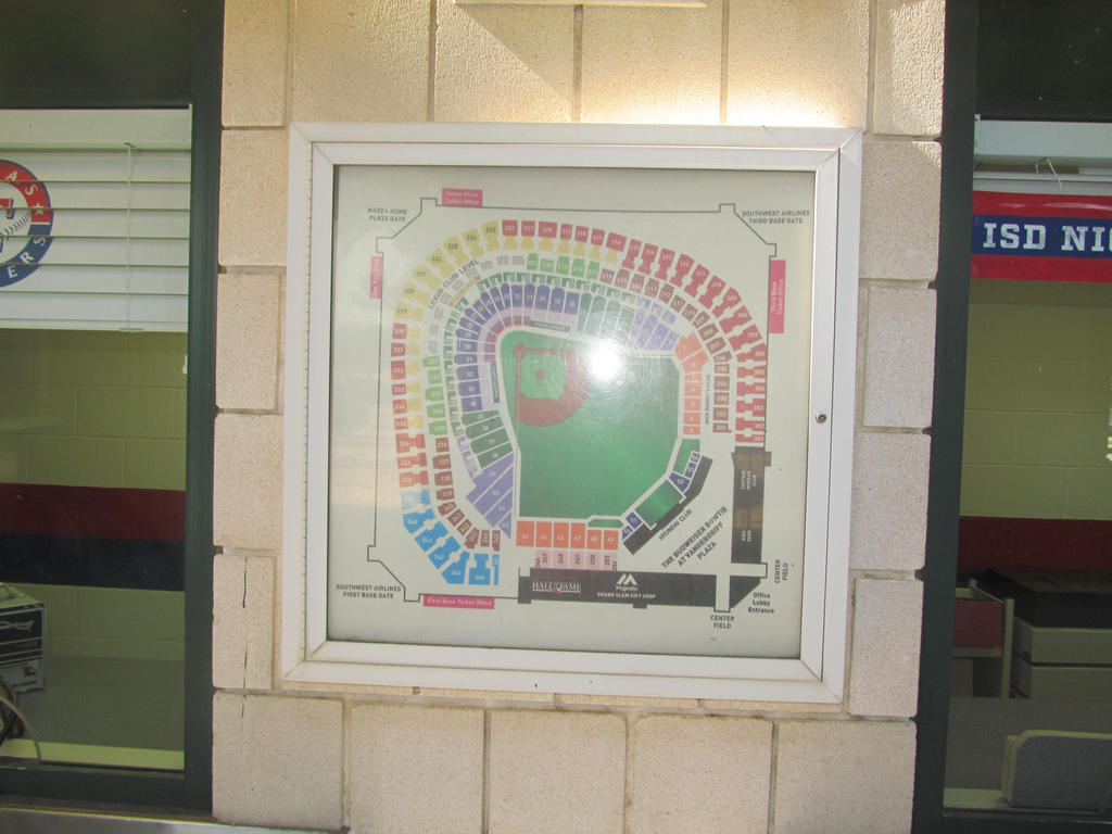 Globe Life Park Seating Chart by BigMac1212 on DeviantArt
