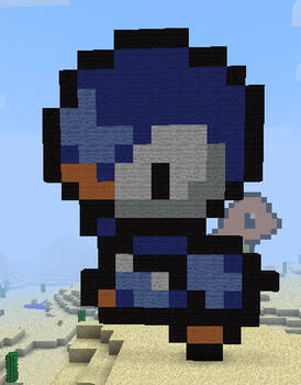 Piplup Minecraft Pixel Art