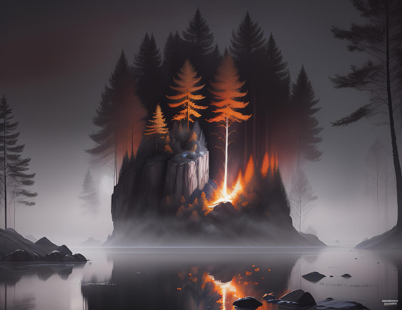 White Fire Deviantart Fire by AriyaAIArt on DeviantArt