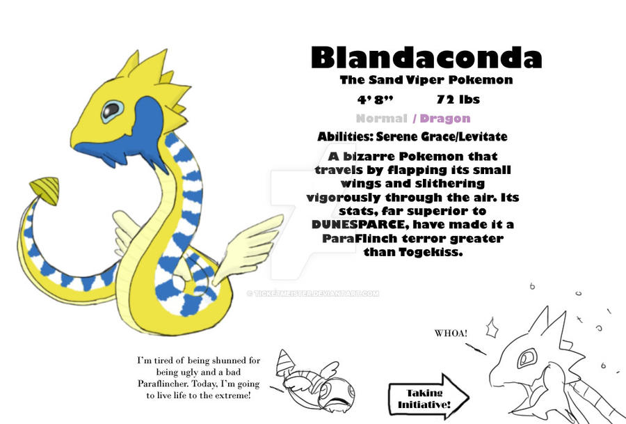 New Pokemon Alert:Blandaconda