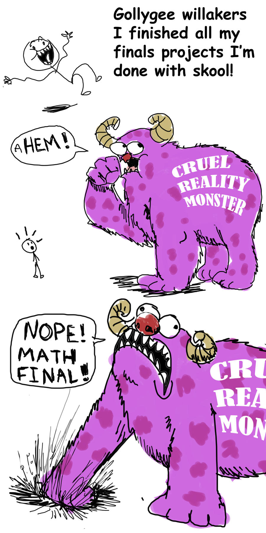 Humility Monster Cruel Reality Monster by Ticketmeister on DeviantArt