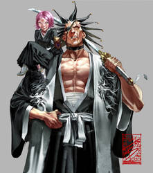 Kenpachi and Yachiru