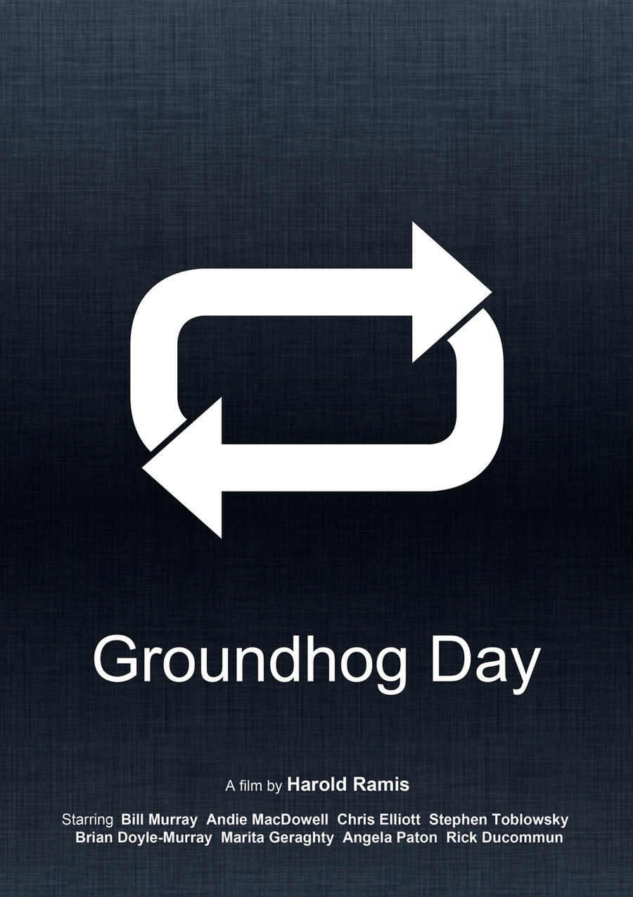 Groundhog Day (Minimal Movie Poster)