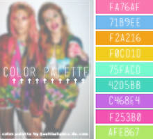 #FRIENDSHIP, COLOR PALETTE - PALETA DE COLORES.