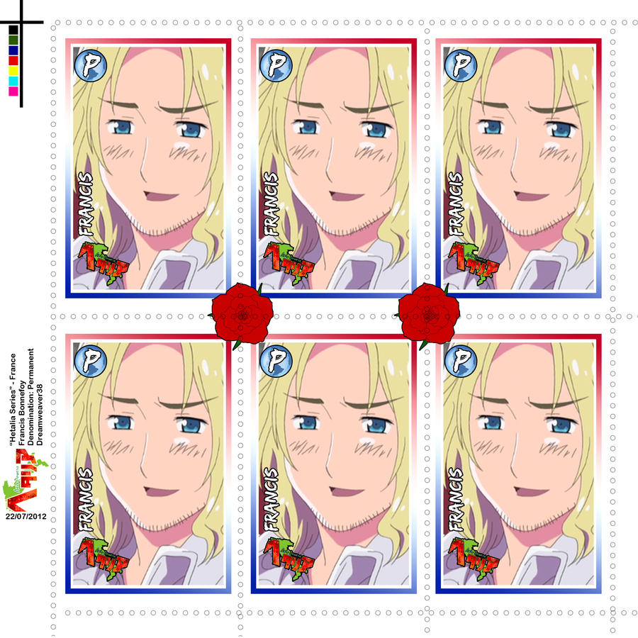 Hetalia Stamps - France