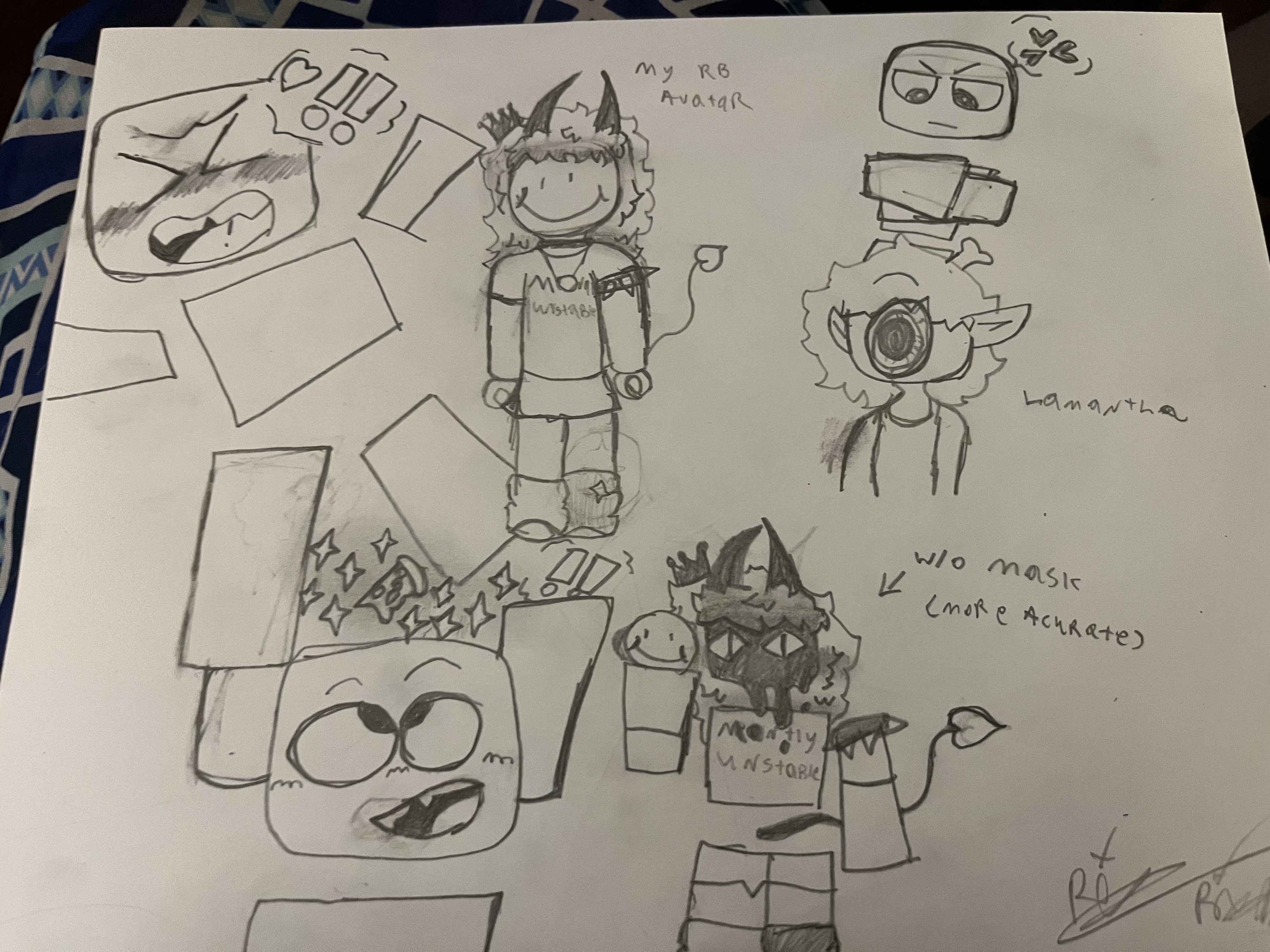 How to draw Noob from Roblox 