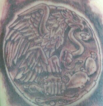 aztec eagle tattoo by 216tattoos on DeviantArt
