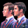 Kurt + Blaine - Drawing