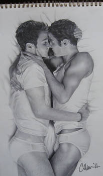 First Time - Klaine Drawing