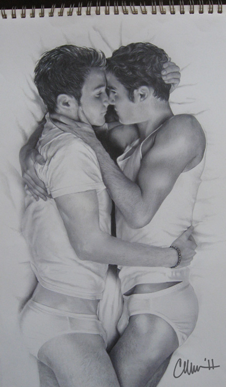 First Time - Klaine Drawing