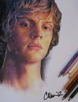 Evan Peters Drawing