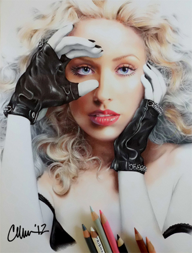 Christina Aguilera Drawing