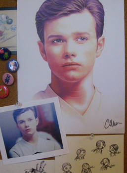 Chris as Kurt Drawing