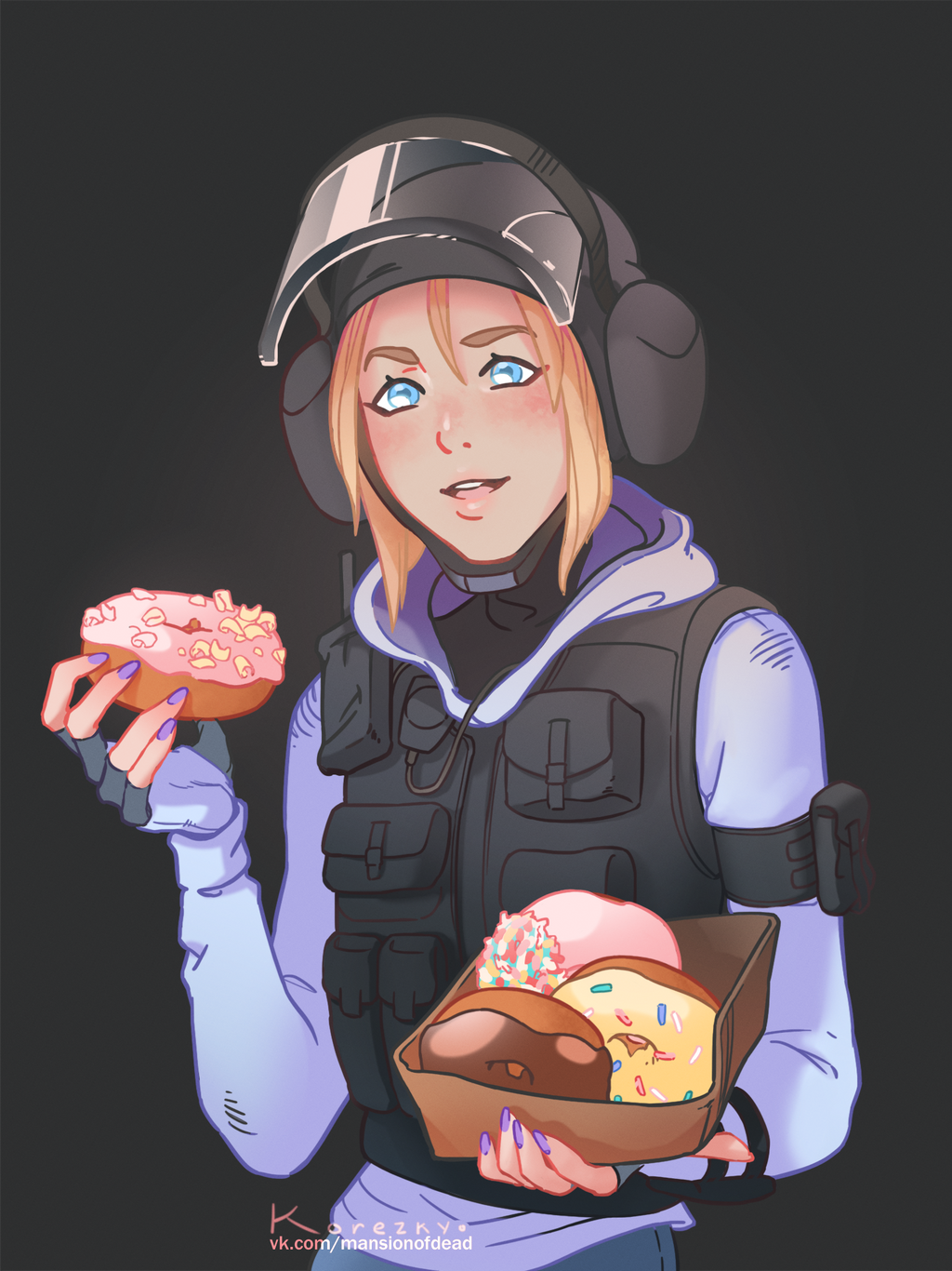 IQ with donuts by Korezky on DeviantArt