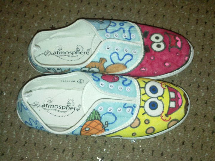 Spongebob Shoes by Gratian-Grime on DeviantArt