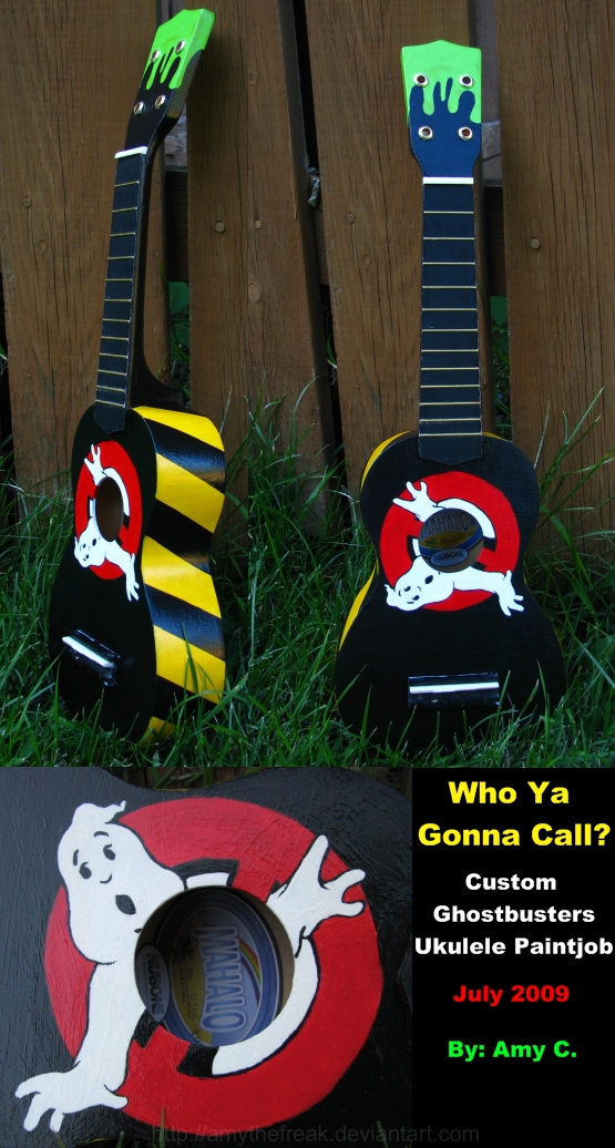 Custom Ghostbusters Ukulele