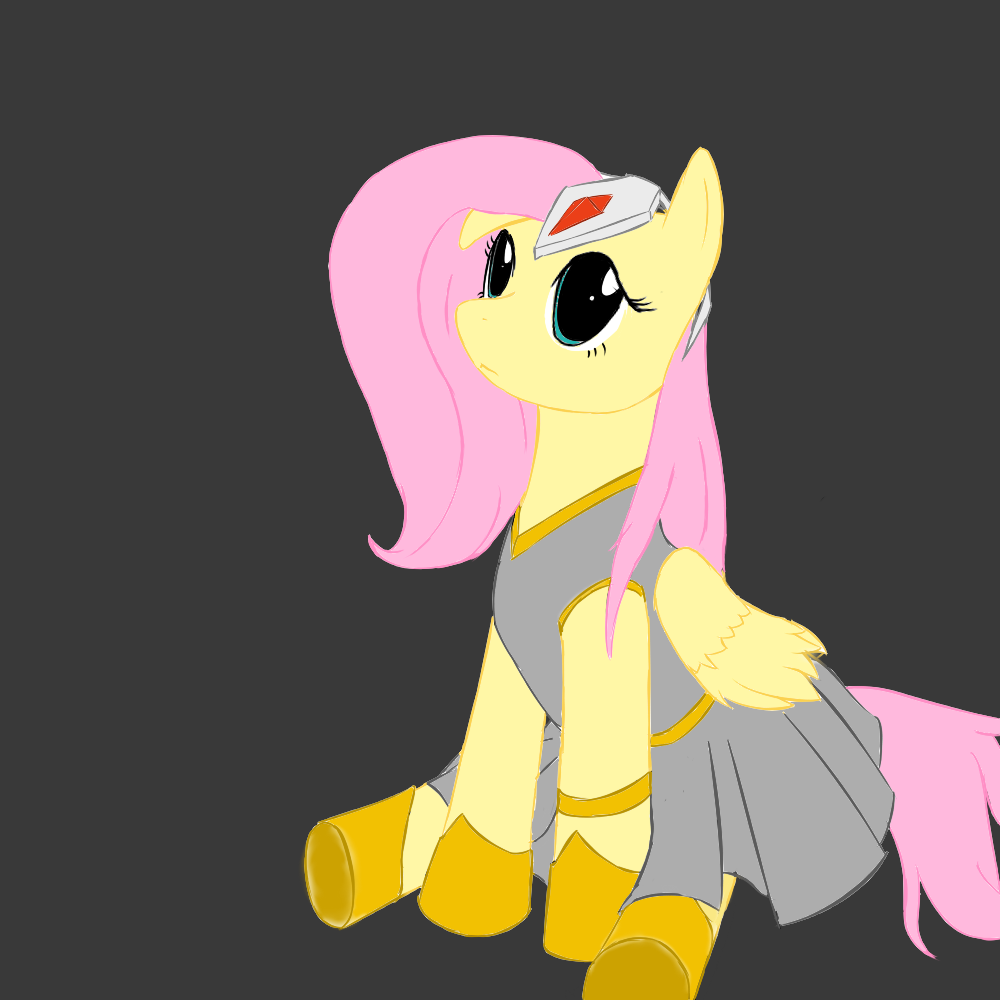 Fluttershy in Light Armor