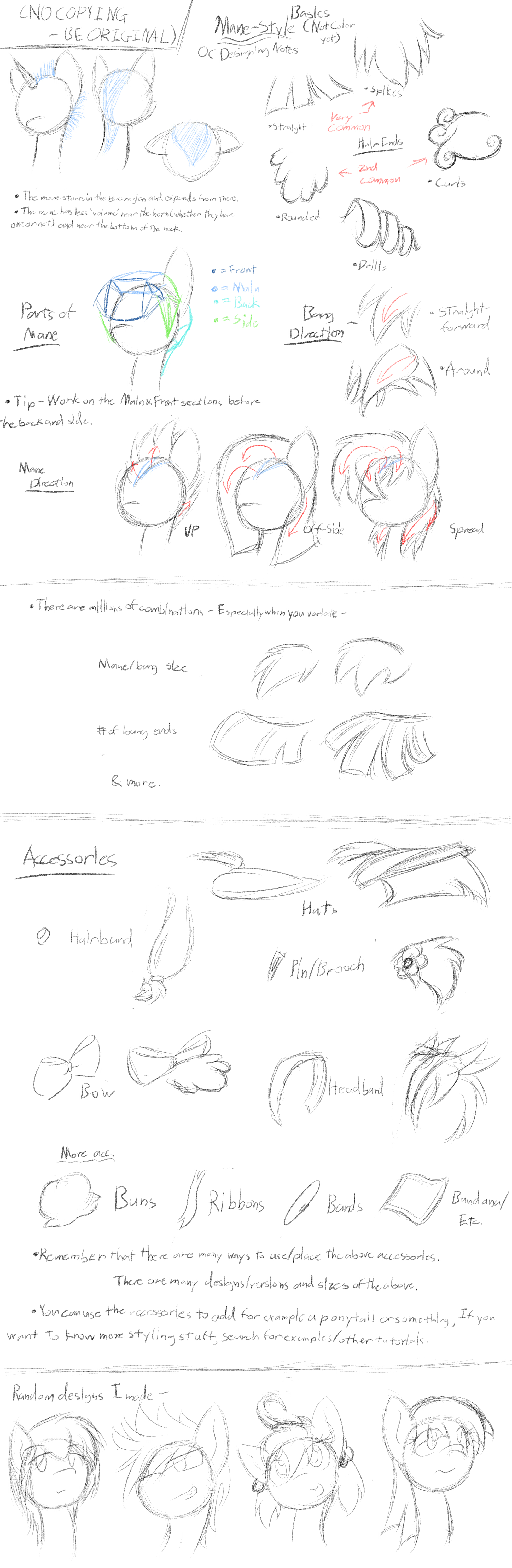 MLP - Mane Designing Basics Study