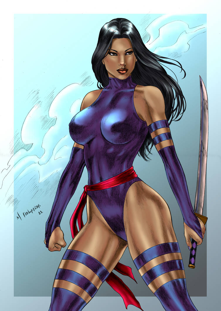 Псайлок (Элизабет Брэддок) голая