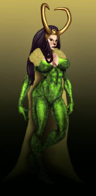 Female Loki by Selkirk