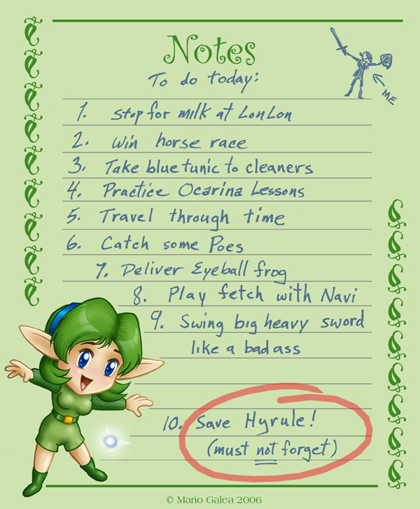 Saria Note Pad