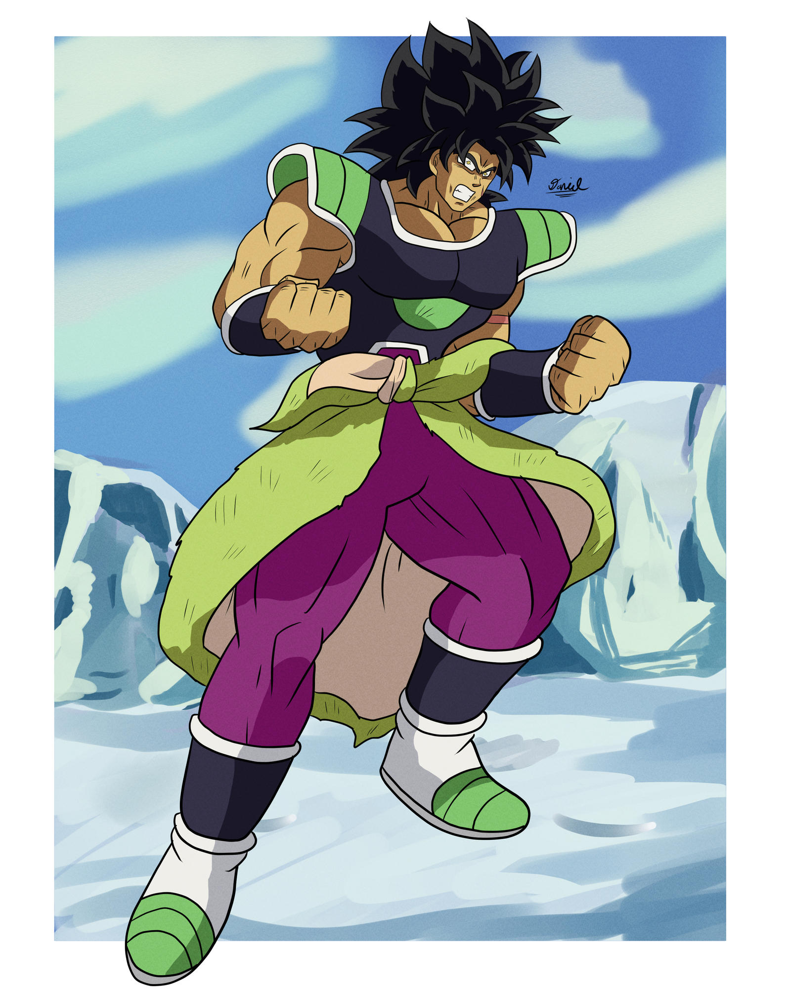 Rage Broly by Danielfs5 on DeviantArt