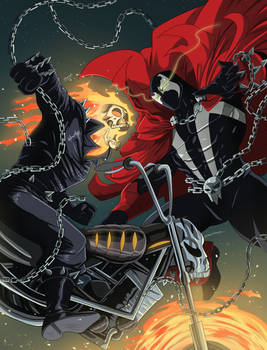 Ghost Rider Vs Spawn