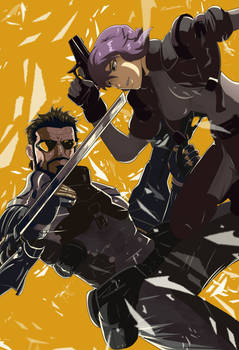 Adam Jensen VS Motoko Kusanagi