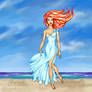 Princess mermaid transformed