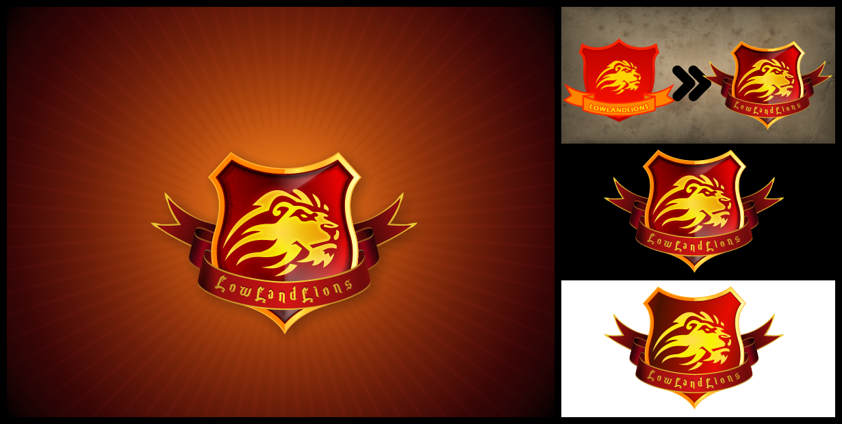 LowLandLions logo revamp