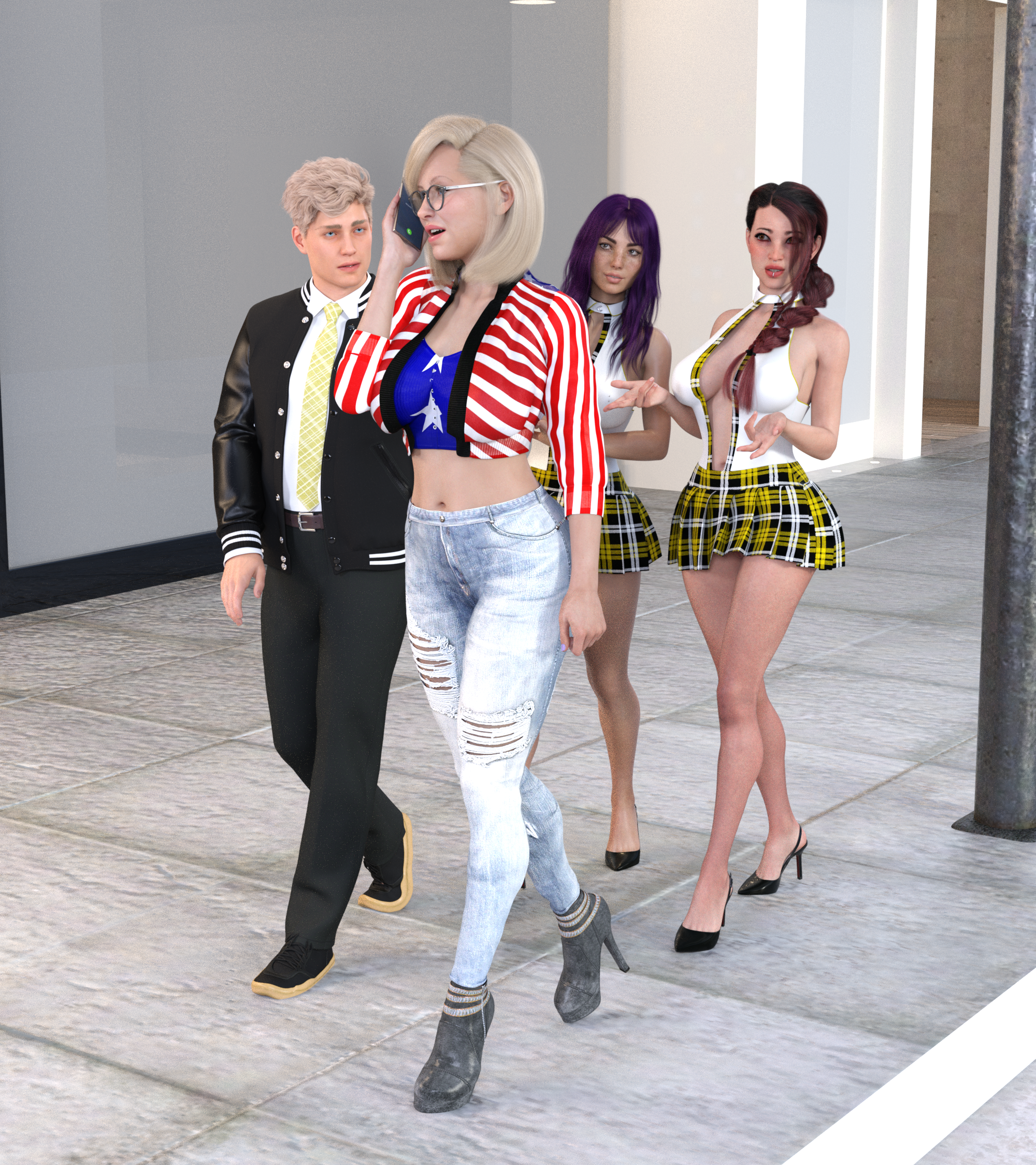 American, Trashed pt. 1 (artwork by Schulzworld)