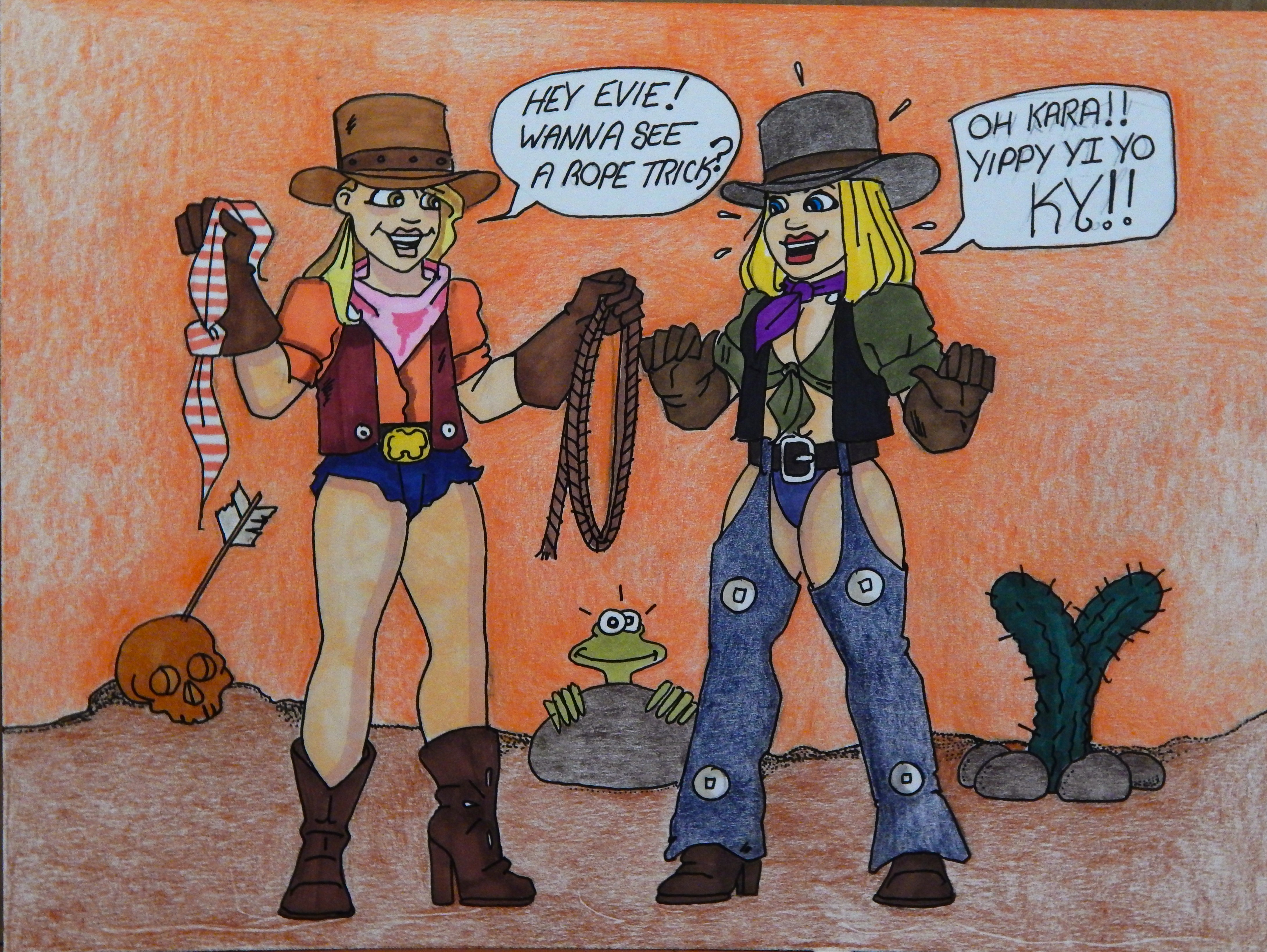 Wild West KarVie: Rope-Ready Cowgirls!