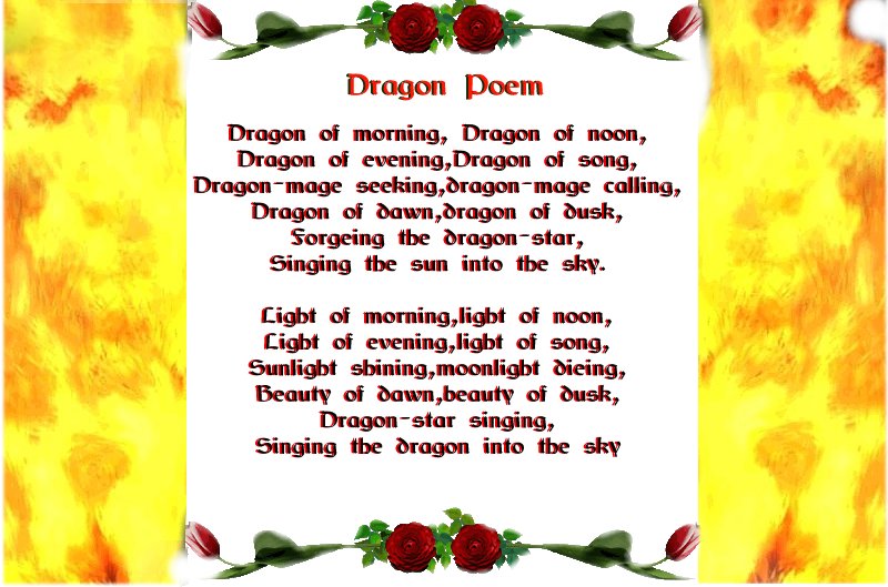 Dragon Poem