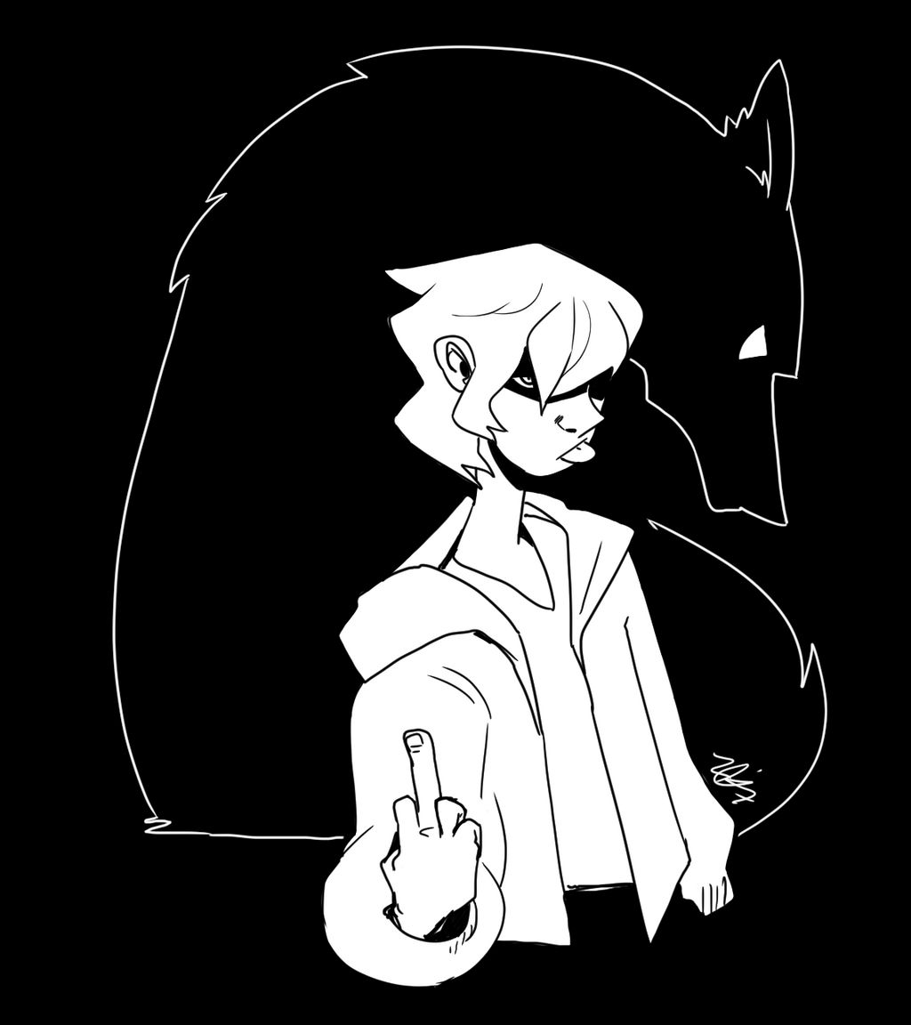 Punk Rock Werewolf by miscellenny on DeviantArt