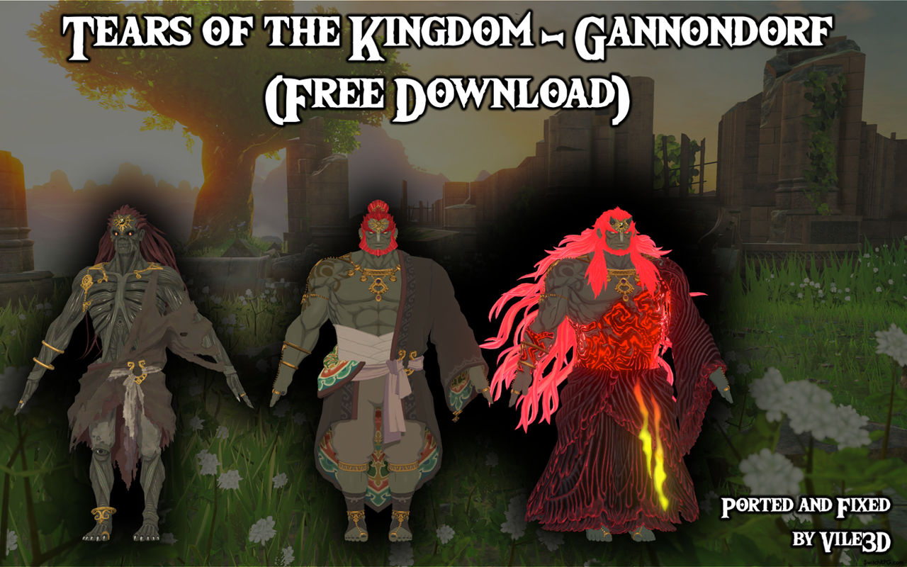 Zelda Tears Of The Kingdom Gannondorf (Free DL) by Vile3D on DeviantArt