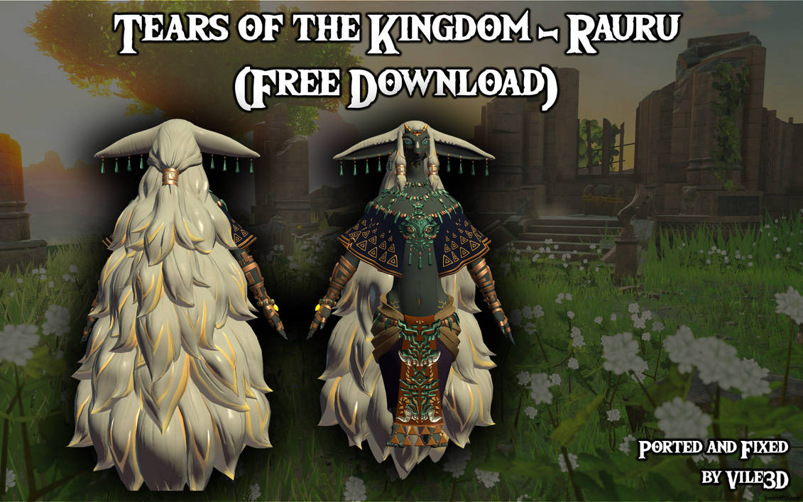 Zelda: Tears Of The Kingdom - Rauru (Free DL) by Chusei-Kokoro on ...