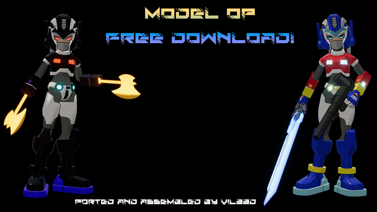 Model Ox Mega Man ZX - Model OP (Free Download!) by Vile3D on DeviantArt