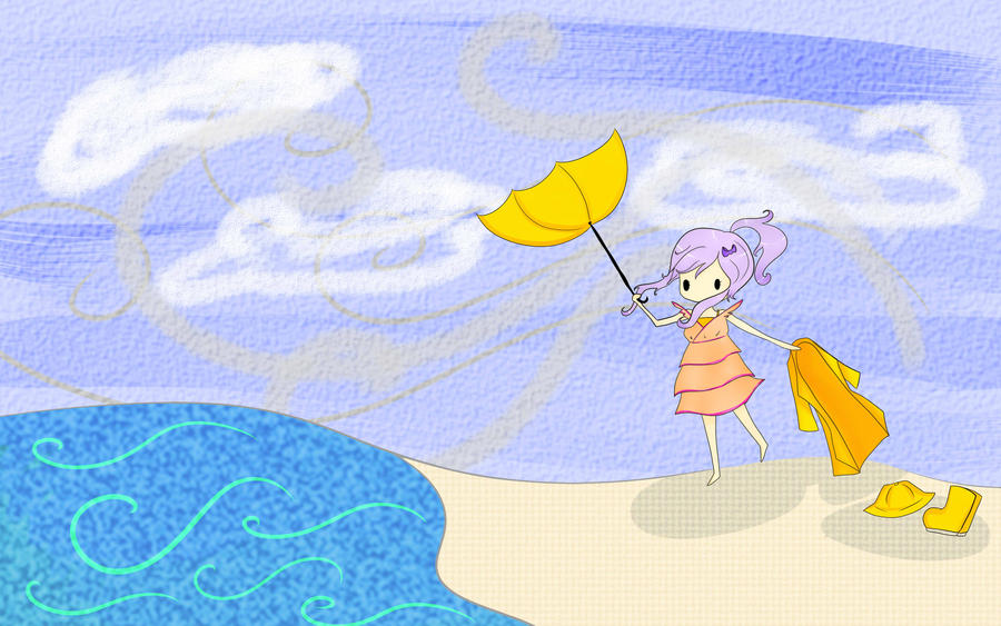 Weather Wind Spring Deviantart Windy Days by JelliBeani on DeviantArt