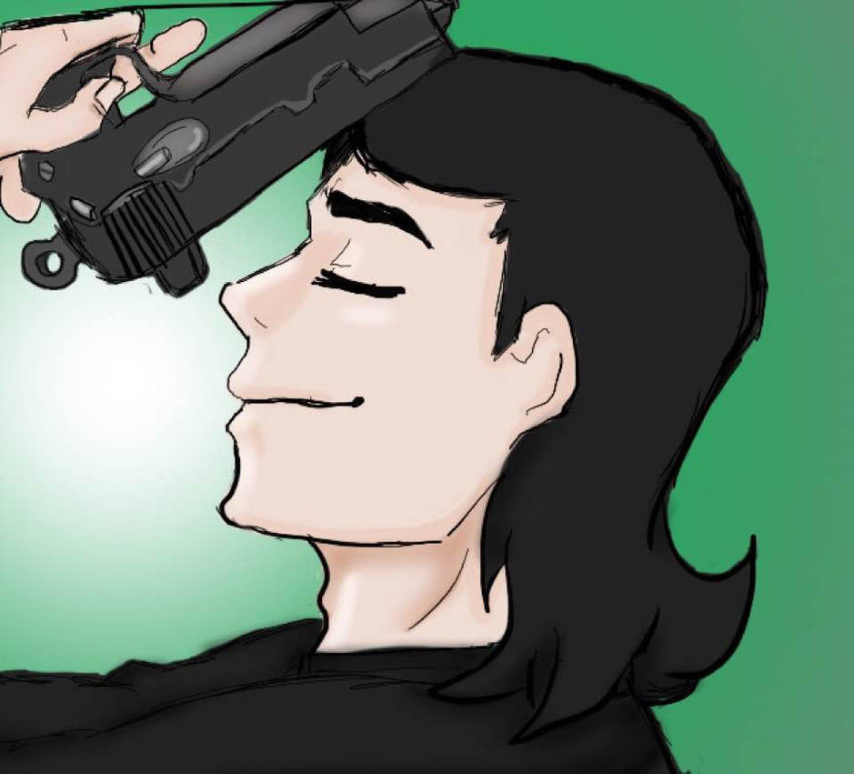 Loki icon with a gun