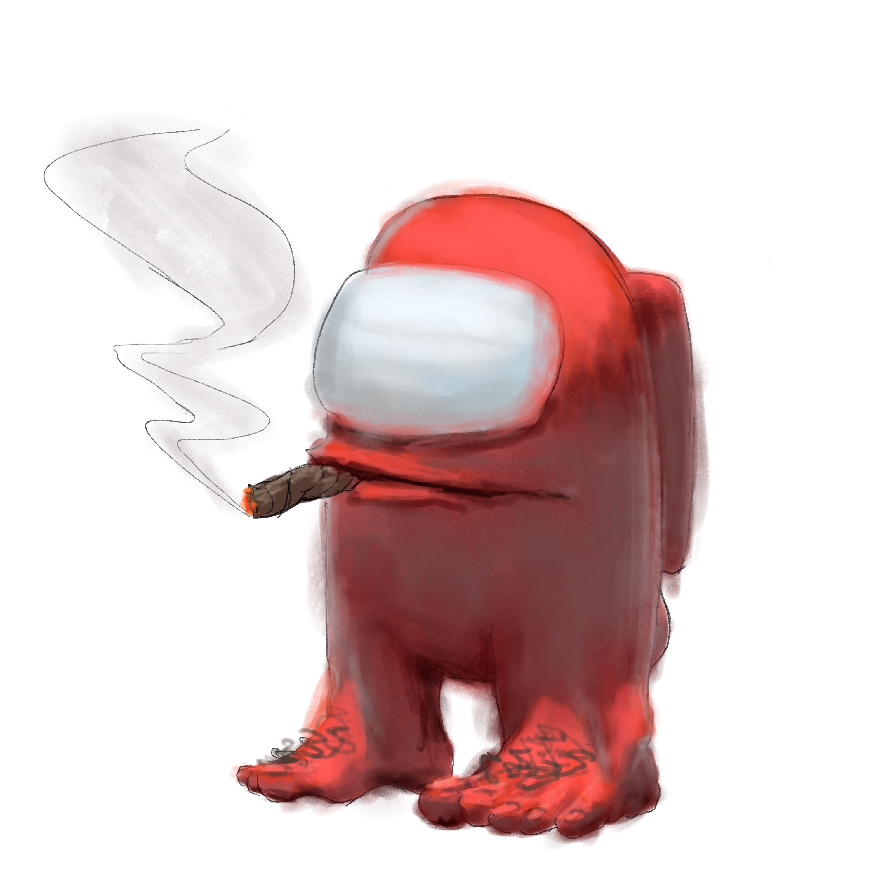 Red Among Us Sketch By Largebubb On DeviantArt red-among-us-sketch-by-largebubb-on-deviantart