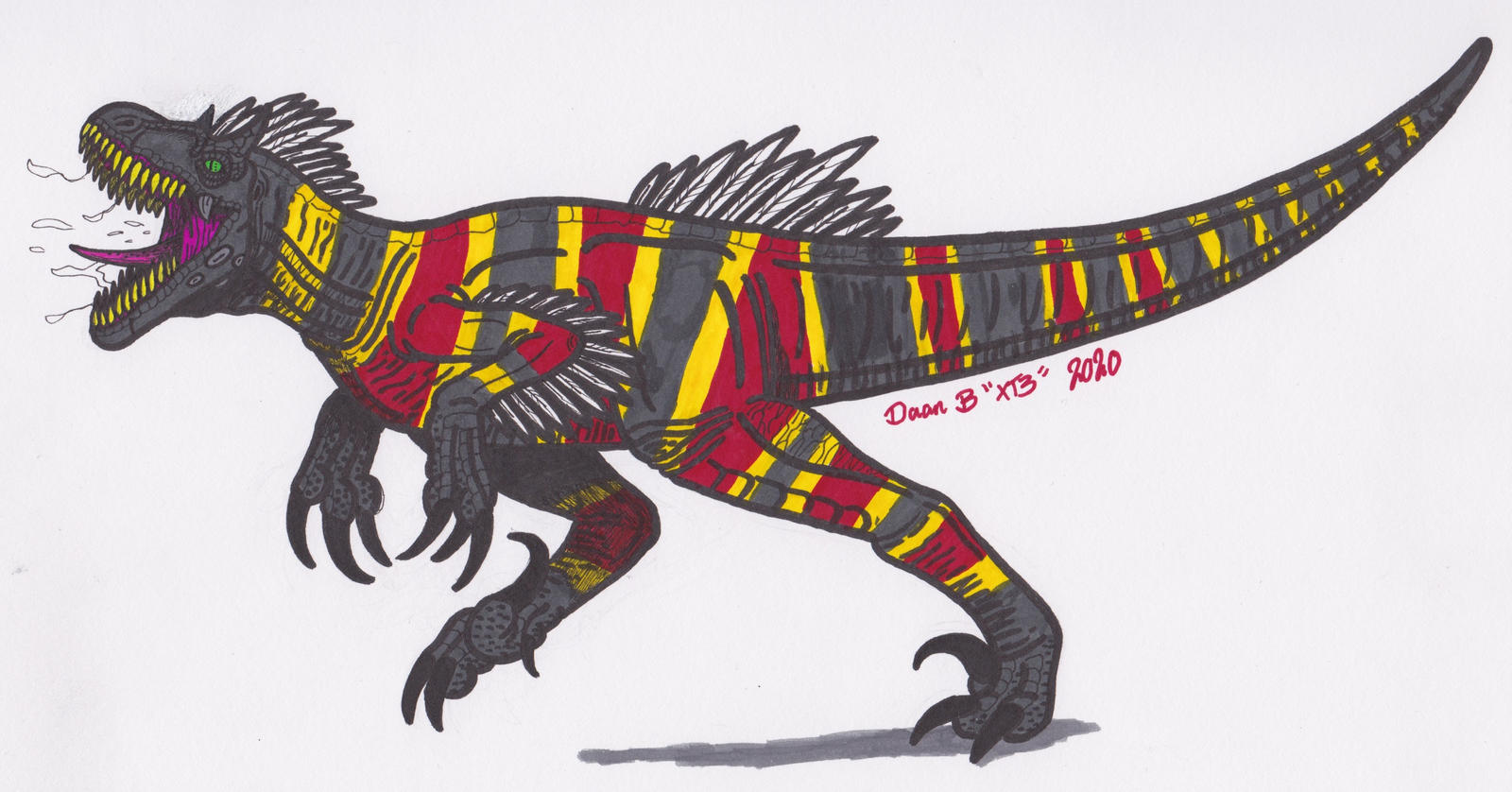 Serpent Raptor Coral snake raptor by XenoTeeth3 on DeviantArt