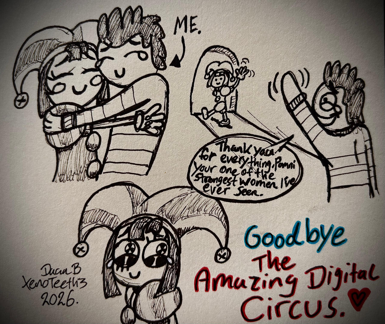 Pointless Question Graphics Goodbye Digital Circus by XenoTeeth3 on DeviantArt