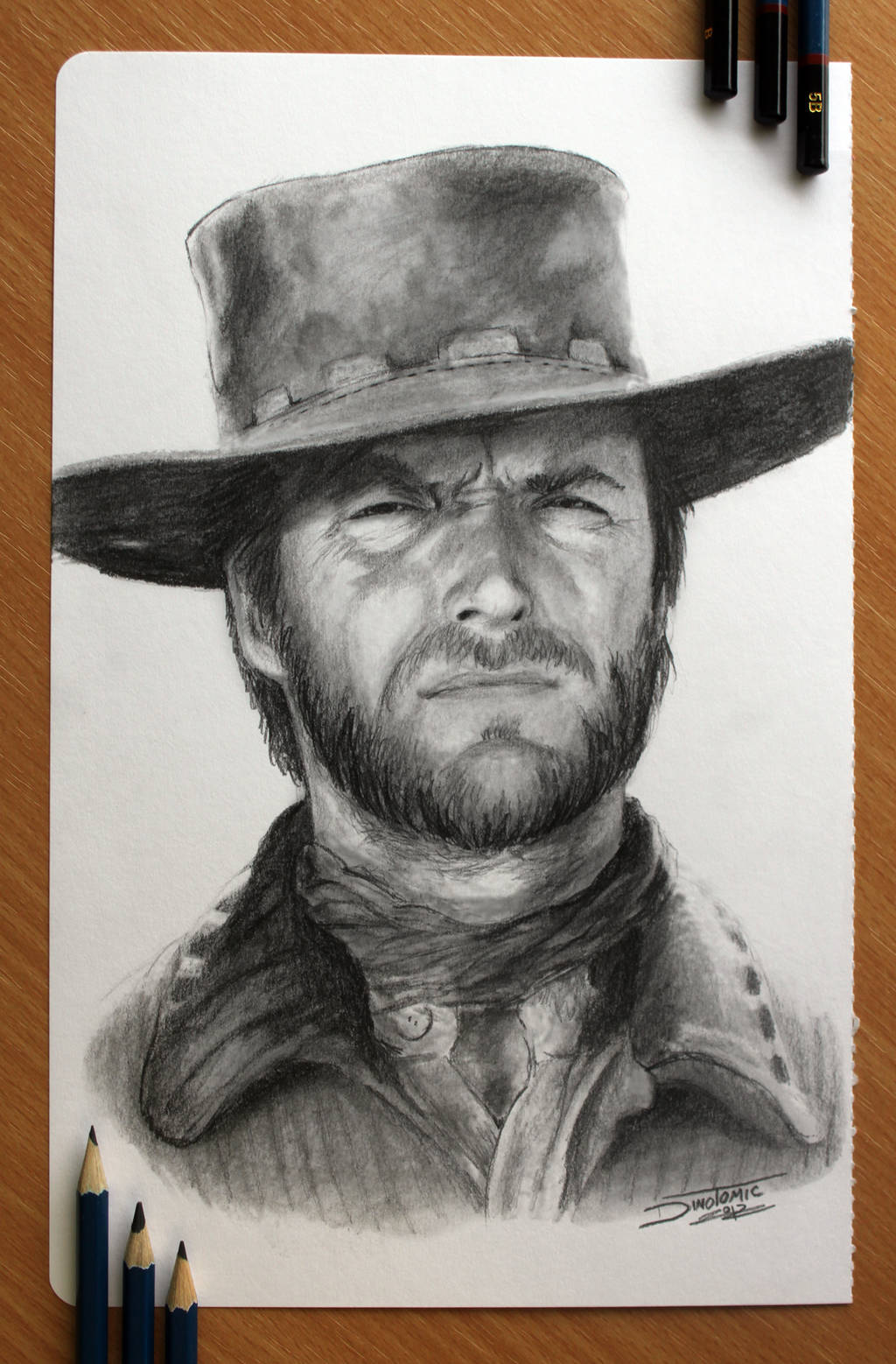 Clint Eastwood by AtomiccircuS