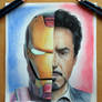 Iron Man / Tony Stark Color Pencil Drawing